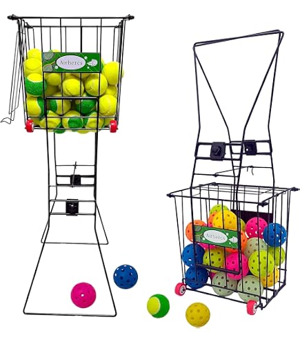 Amazon.com : Prince PL055 Tennis Ball Basket, Compact Type